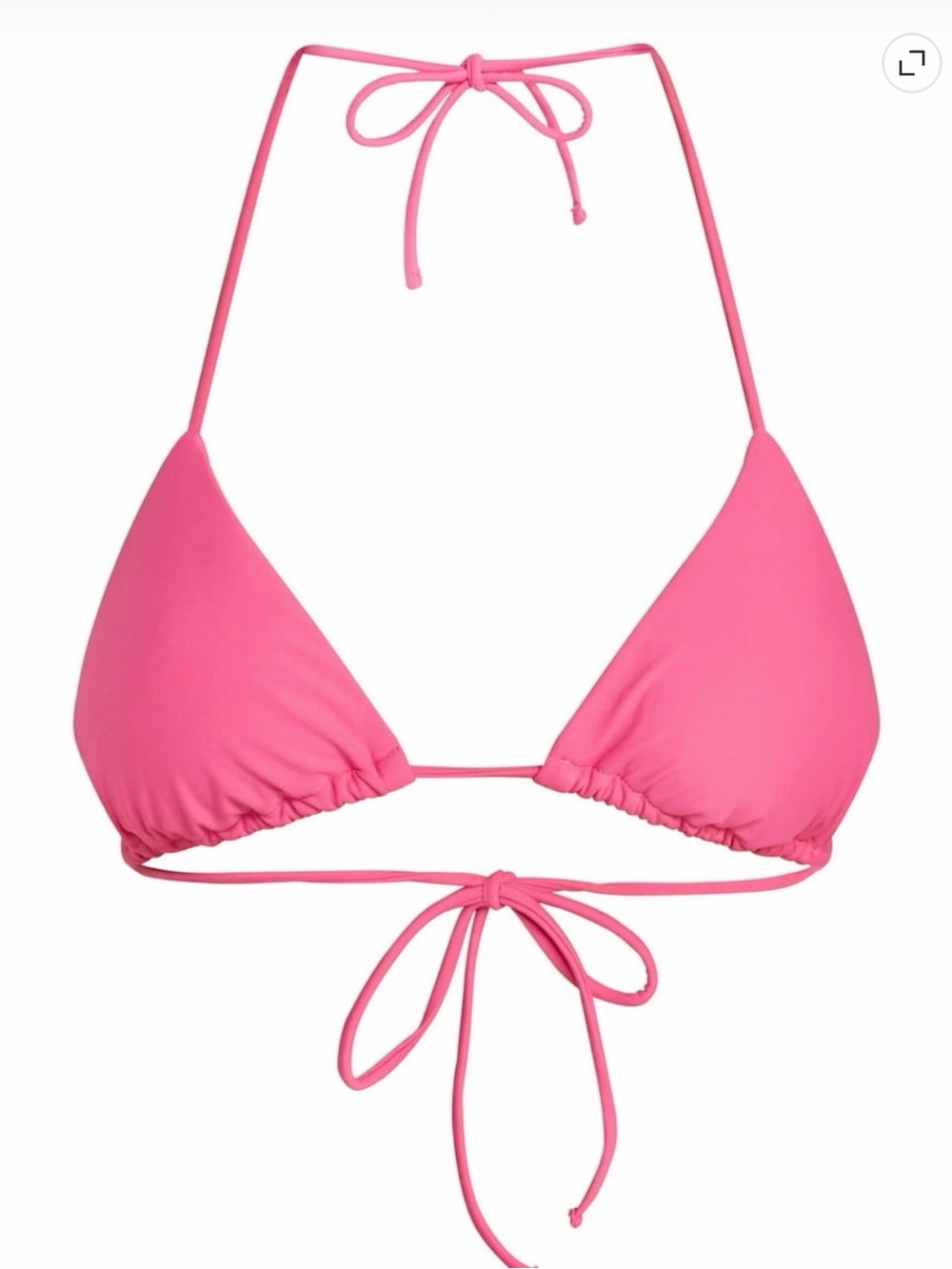 No Boundaries Triangle Bikini Top,